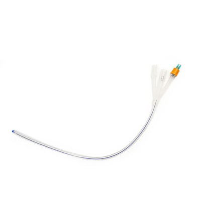 Easy Insertion and Less Buckling Bullet shaped Tip 100% Silicone Foley Catheter