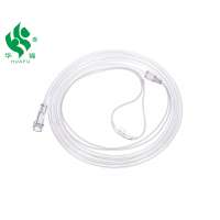 Disposable nasal oxygen tube/nasal oxygen cannula for medical clinic use