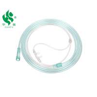 Colored soft nasal oxygen cannula/tube for patient