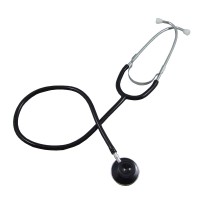 Chrome Plated Zinc Alloy PVC tubing dual head stethoscope Adult Latex balloon dual echometer